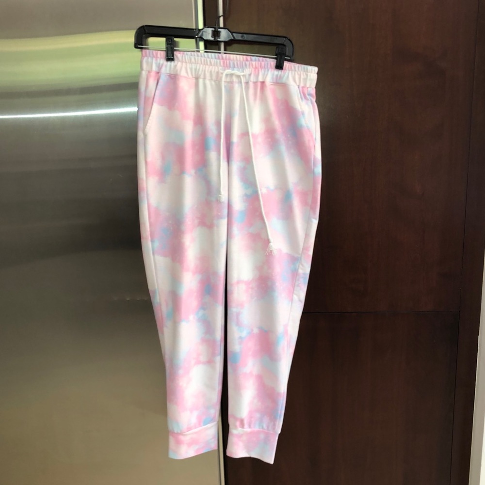 Tie dye joggers size L